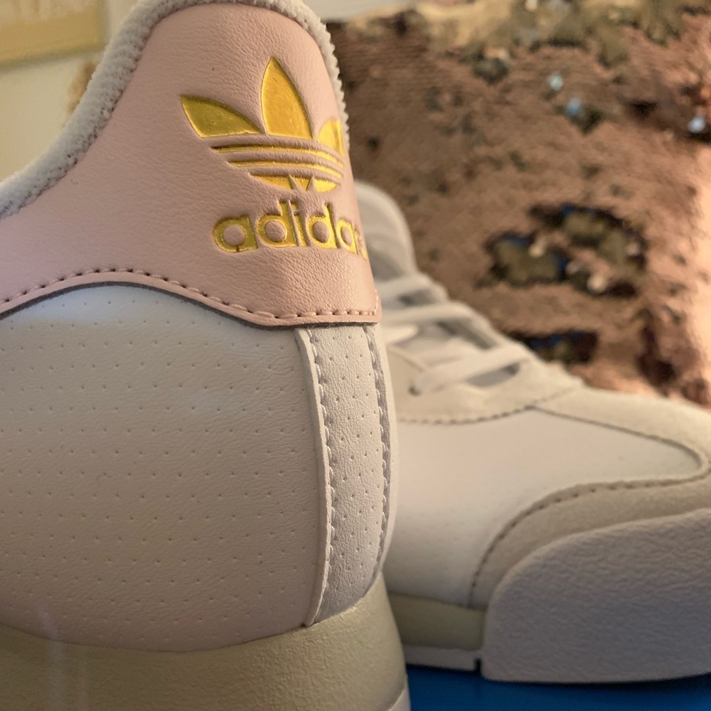 ADIDAS Ice Pink, Rose Gold, and White Samoa